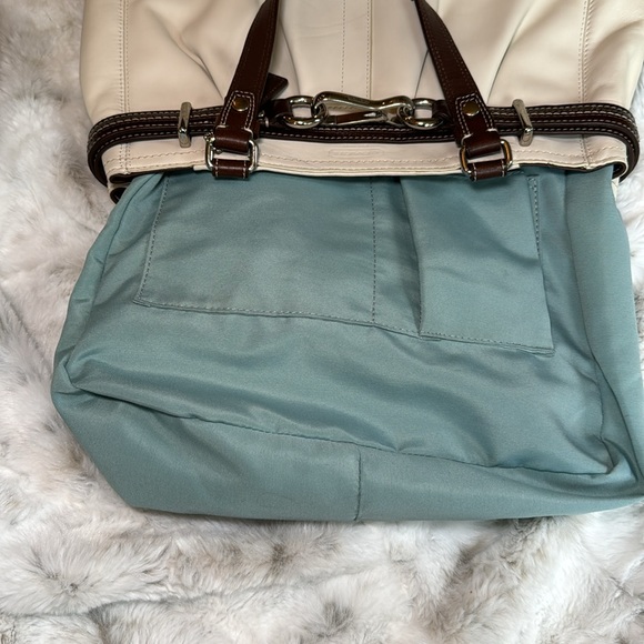 COACH Hampton Leather Satchel Soho Handbag Purse F12476 - Picture 6 of 15